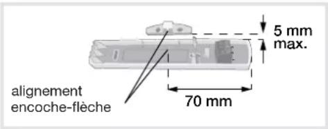 HAGER TRC301B - Fixation du détecteur - 3