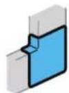 HAGER BS90F - appareillage en saillie et moulures - 22