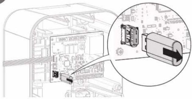 HAGER XEV1K11T2 - Modify the settings using a USB flash drive - 7