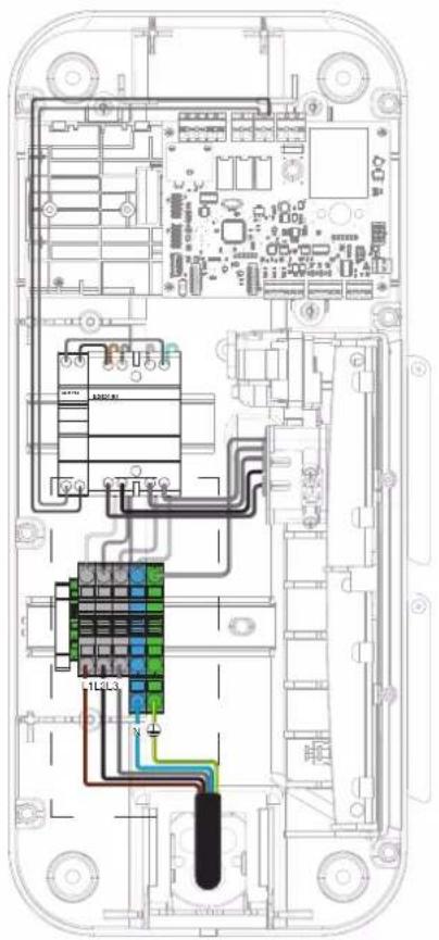 HAGER XEV1K11T2 - Câblage interne des bornes de charge - 4