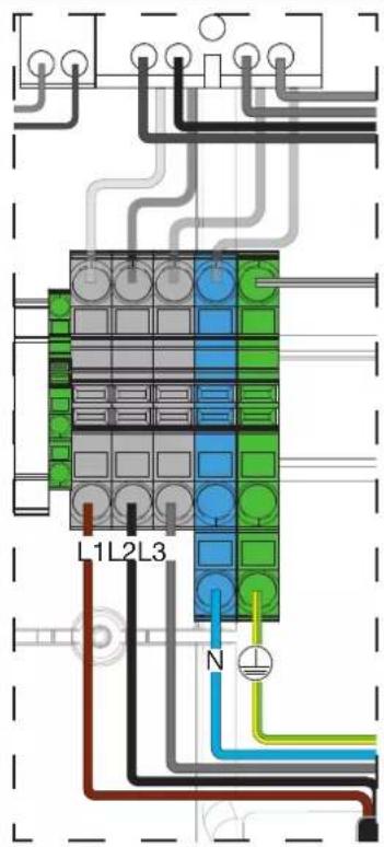 HAGER XEV1K11T2 - Verdrahtung der Stromversorgung - 4