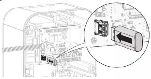 HAGER XEV1K11T2 - Modify the settings using a USB flash drive - 2