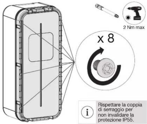 HAGER XEV1K11T2 - Chiusura della stazione - 1
