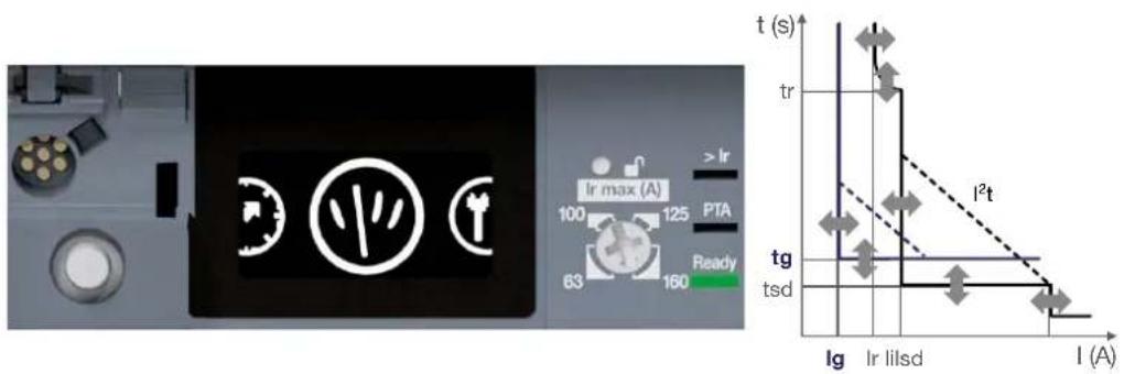 HAGER FP32QS - Spécificités techniques concernant les réglages du h3+ Energy grâce à son écran et son joystick - 1