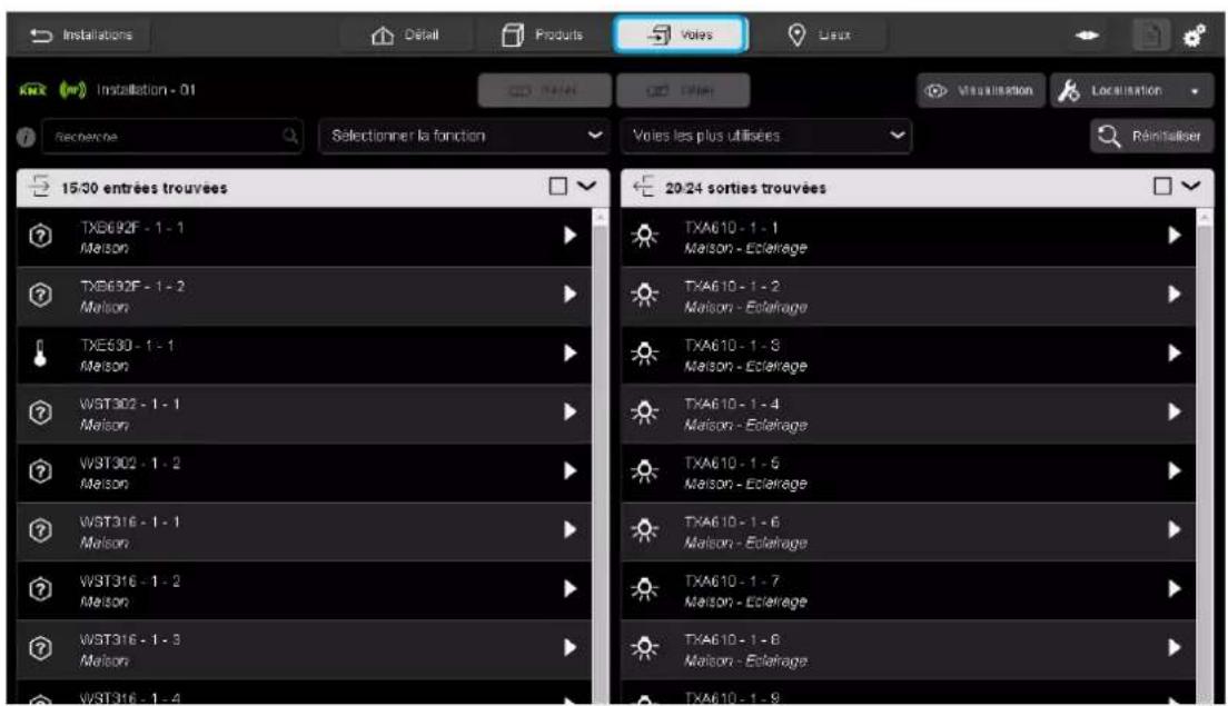 HAGER TXA100 - CREATION DU LIEN ENTRE LES PRODUITS 7.1 - 1