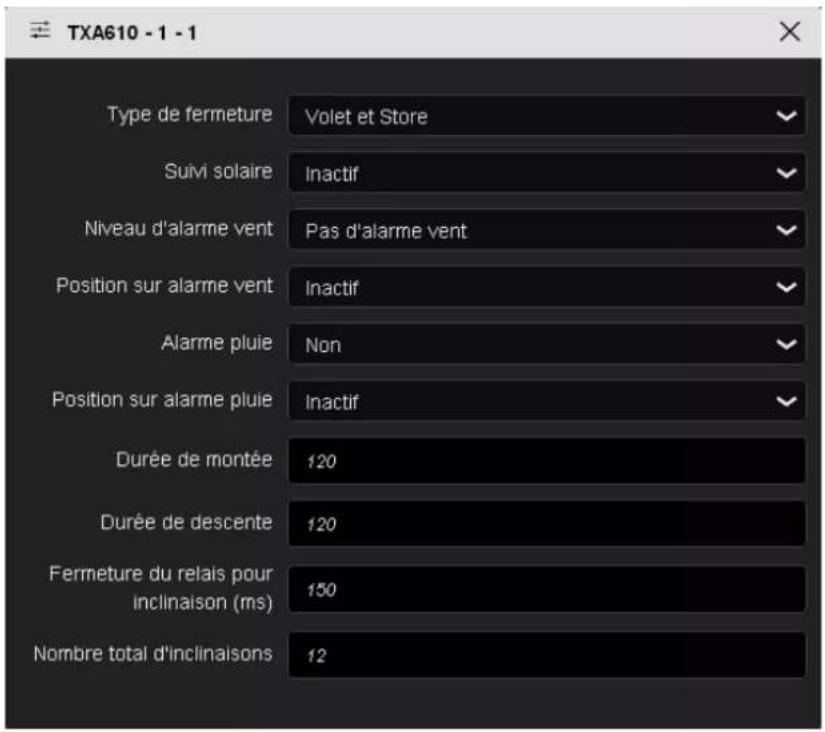 HAGER TXA100 - PARAMETRE PAR VOIE - 6