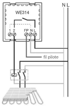HAGER WE314 - Raccordement electrique Verification du mode - 2