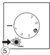 HAGER WE314 - Modification du type d'installation (faible/grande inertie) - 4