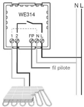 HAGER WE314 - Raccordement electrique Verification du mode - 1