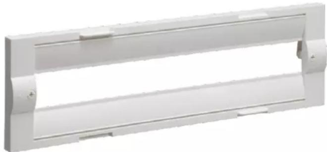 HAGER FD52PN - FD00C4 : plastron à 1 fente 150 mm 24 mod. - 1