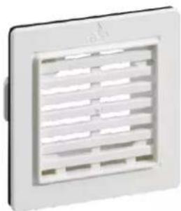 HAGER FD52PN - FD00P5 : 2x plaques latérales d'aération (pour versions en saillie uniquement) - 2