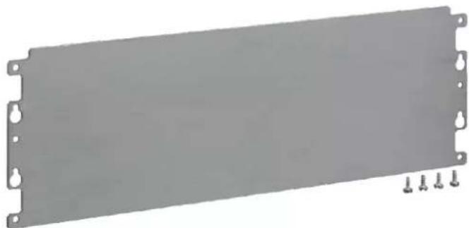 HAGER FD52PN - FD00M3 : platine perforée ∅ 3,2 de 140 mm (434 x 140 x 1,2 mm) - 3
