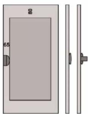 HAGER FD52PN - Dimensions externes - 3