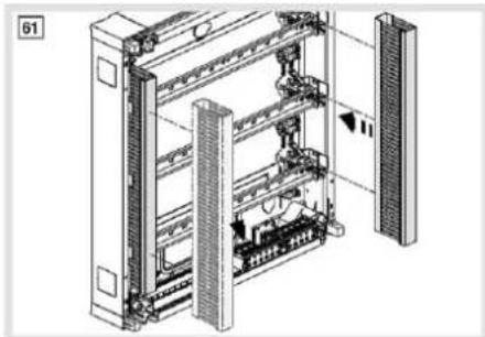 HAGER FD52PN - FD00B... = bracelets guide-fils latéraux pour câblage vertical - 6