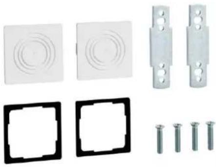 HAGER FD52PN - Association horizontale (premier coffret déjà fixé au mur) - 1