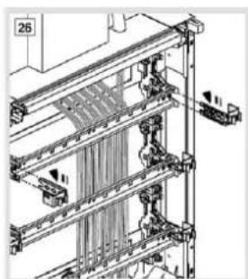 HAGER FU72DN - FD00B... = bracelets guide-fils latéraux pour câblage vertical - 7