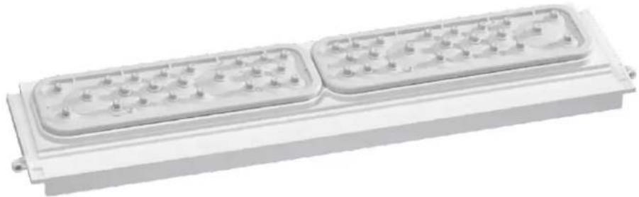 HAGER FU72DN - FD00P2 : 1x plaque avec 2 membranes passe-câbles étanches à l'eau IP41 (pour versions en saillie, versions encastrées grande profondeur et faible profondeur) - 1