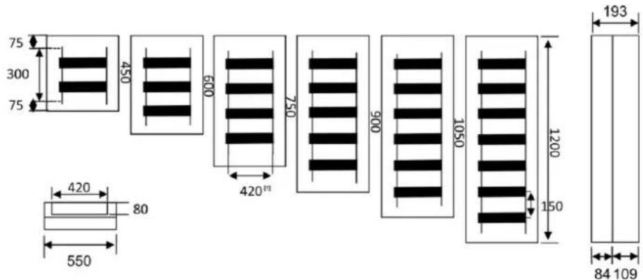 HAGER FU72DN - Dimensions externes - 1