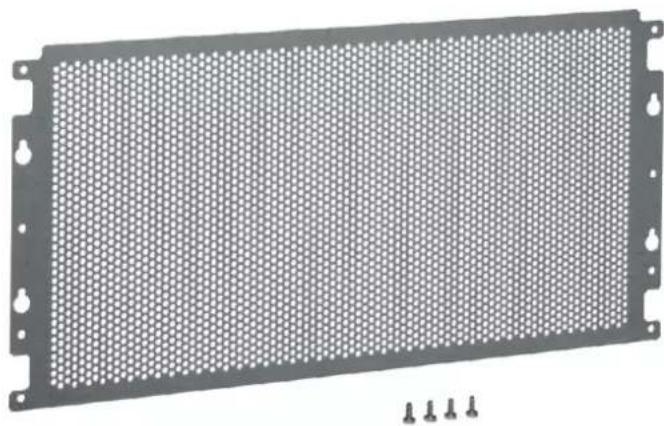 HAGER FU72DN - FD00M1 : platine perforée ∅ 3,2 de 215 mm (434 x 215 x 1,2 mm) - 2
