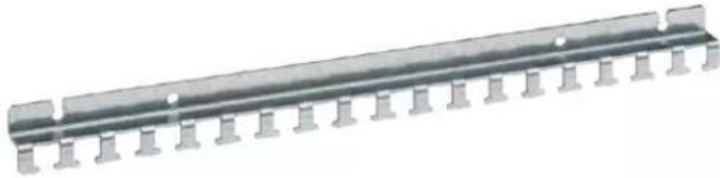 HAGER FU72DN - FD00F3 : barre de fixation des câbles (versions saillie et encastrée) - 1