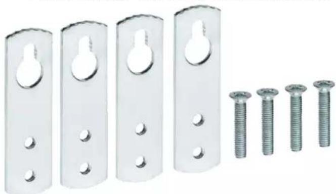 HAGER FU72DN - FD00F2 : kit de fixation (pour versions en saillie uniquement) - 1