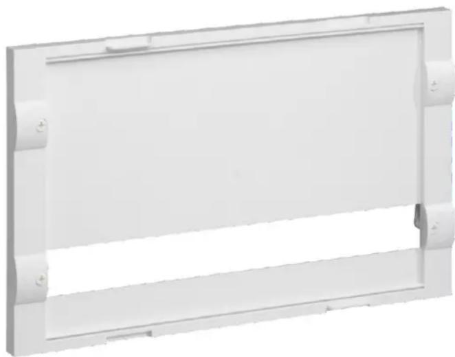 HAGER FD72TN - FD00C3 : plastron à 1 fente 300 mm 24 mod. - 1