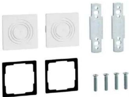 HAGER FD72TN - Association horizontale (premier coffret déjà fixé au mur) - 1