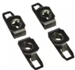 HAGER FD72TN - ZZ41SF : contre-écrous pour fixation de montant vertical comme pièce détachée - 1