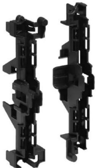 HAGER FD72TN - FD00H... = supports de rail DIN pour unités d'équipement - 1