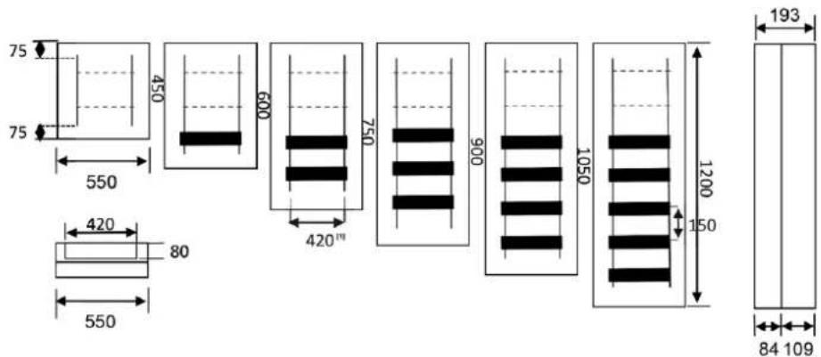 HAGER FD72TN - Dimensions externes - 2