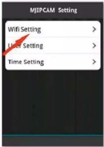 MJIPCAM Setting Wifi Setting > User Setting > Time Setting >