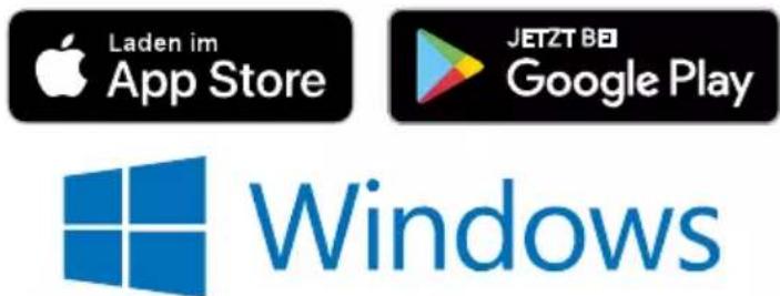 Laden im App Store JETZT BEO Google Play Windows