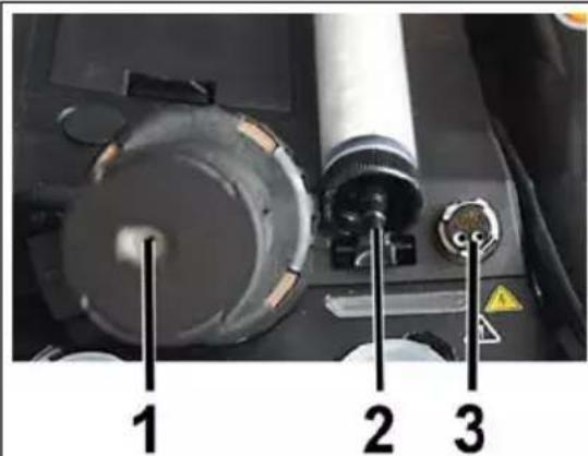 Testo 380 - Raccordement de la sonde de poussières fines - 3
