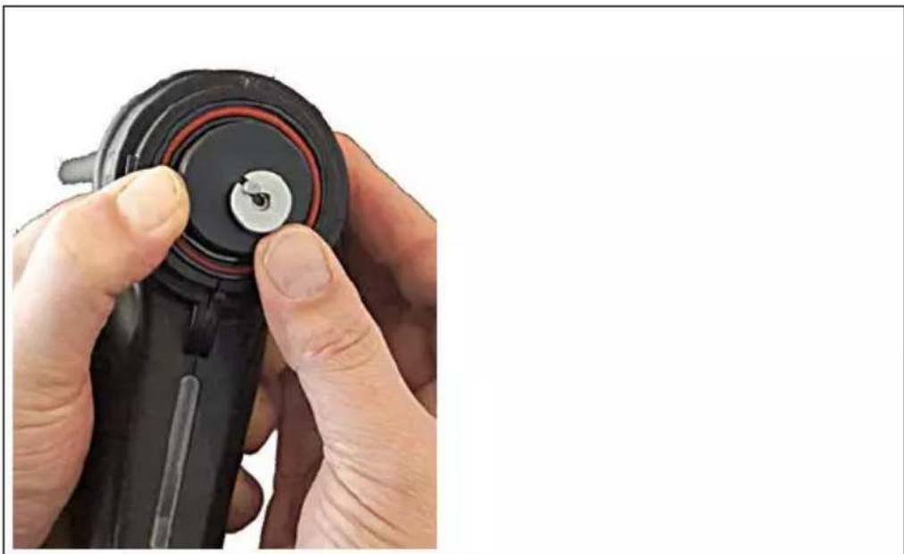 Testo 380 - Retirer le disque de rotation sur l'arbre. - 4