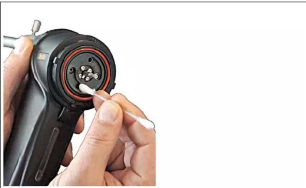 Testo 380 - Retirer le disque de rotation sur l'arbre. - 2