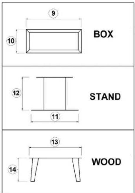 Cadel Quasimodo 9 Box - DIMENSIONS GÉNÉRALES - 7