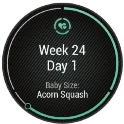 GARMIN Venu 3S - Enregistrement de vos informations de grossesse - 1