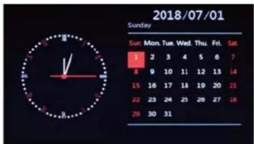PROLINE PL-DPF720 - DISPLAYING CALENDAR - 1