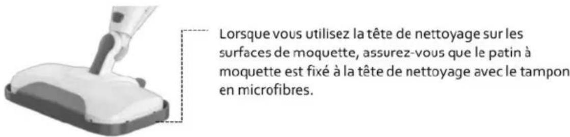 PROLINE STEAM1300 - Utilisation comme balai à vapeur vertical - 4