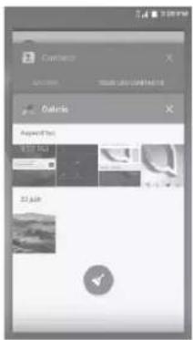 ALCATEL A50 - Affichage des applications récemment utilisées - 1