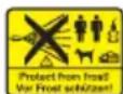Kärcher K 6 Special - Symbols on the machine - 1