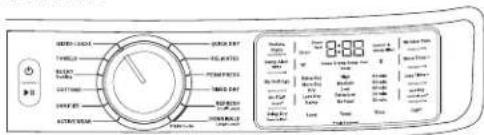 GE GFW655SSVWW - Comment utiliser la fonction de contrôle Dryer Control de la sécheuse (certains modèles) - 5