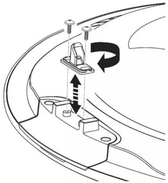 GE GFW655SSVWW - ③ REMOVE, REVERSE AND REPLACE THE DOOR STRIKER - 1