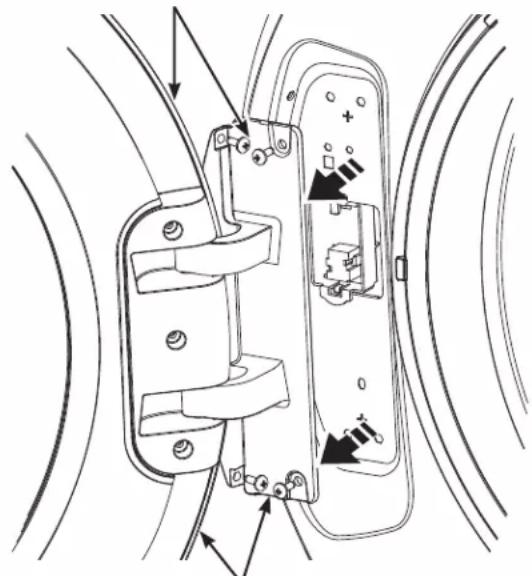 GE GFW655SSVWW - ① RETIREZ L'ASSEMBLAGE DE PORTE - 1