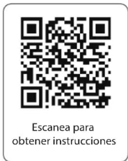 Escanea para obtener instrucciones