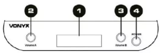 2 VONYX Volume A 1 3 Volume B Power