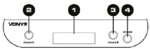 VONYX Volume A 1 Volume B 3 POWER 2 4
