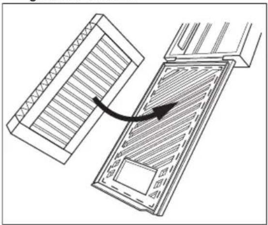 ELECTROLUX KNP7TE75S - Installing and replacing the CleanAir+ filter - 2