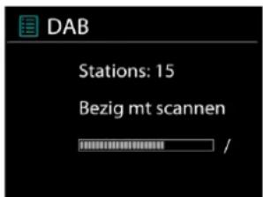 Soundmaster ICD1050 - - Scannen naar stations - 1