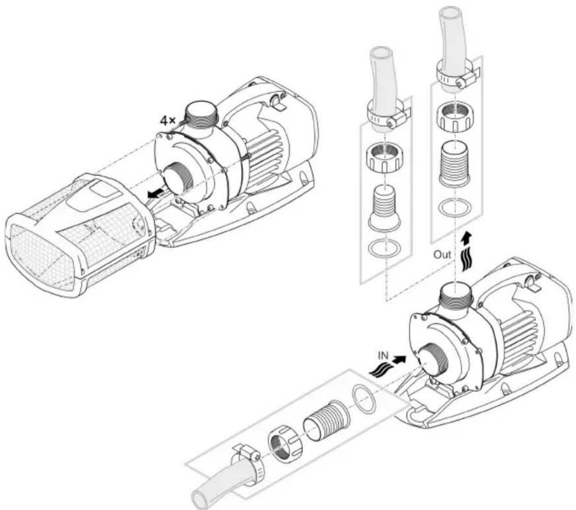 OASE Aquarius Eco Expert 22000 - Koble til - 1